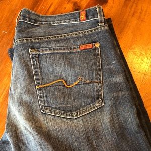 7 for all mankind straight jeans.